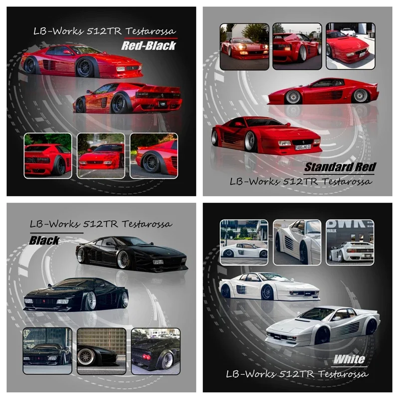 

Star Model 1:64 LBWK LB-Works 512TR Testarossa Limited999 Diecast Collector's Vehicle Model Car