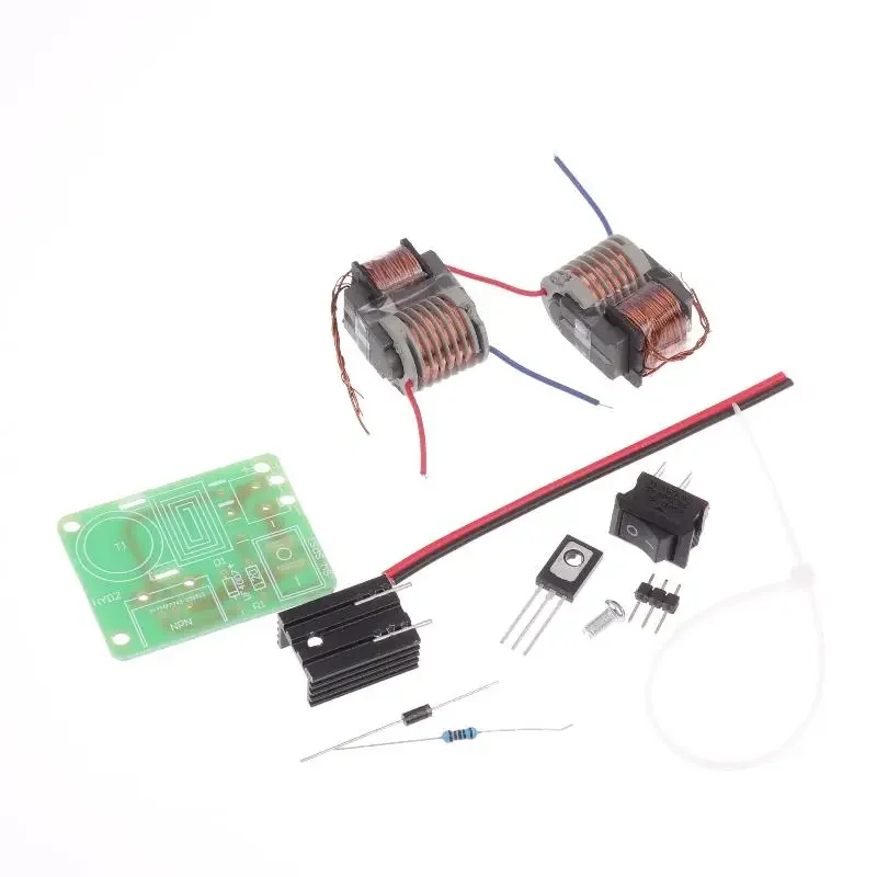 1 مجموعة U الأساسية محول جناح 15KV عالية التردد تيار مستمر الجهد العالي قوس الإشعال مولد العاكس دفعة تصعيد 18650 لتقوم بها بنفسك عدة