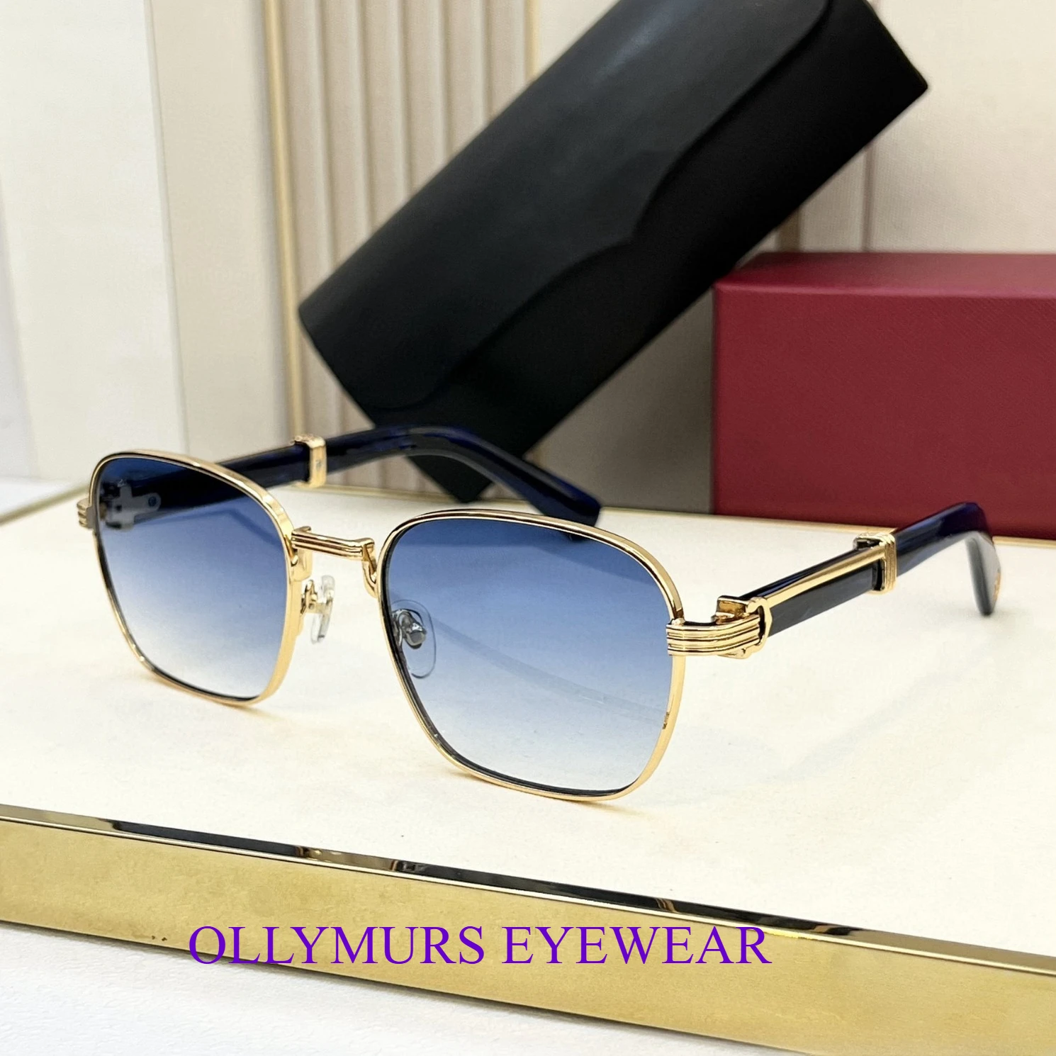 المصمم الأصلي CT0363 عبر الحدود جديد فاخر فو نظارات شمسية من الخشب موضة تنوعا ركاب الرجال واقية من الشمس النظارات الشمسية