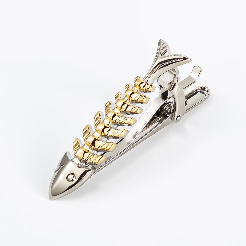 شخصية الإبداعية السيف عظم السمك شكل الرجال التعادل كليب موضة الأعمال بدلة الزفاف التعادل الملحقات #3