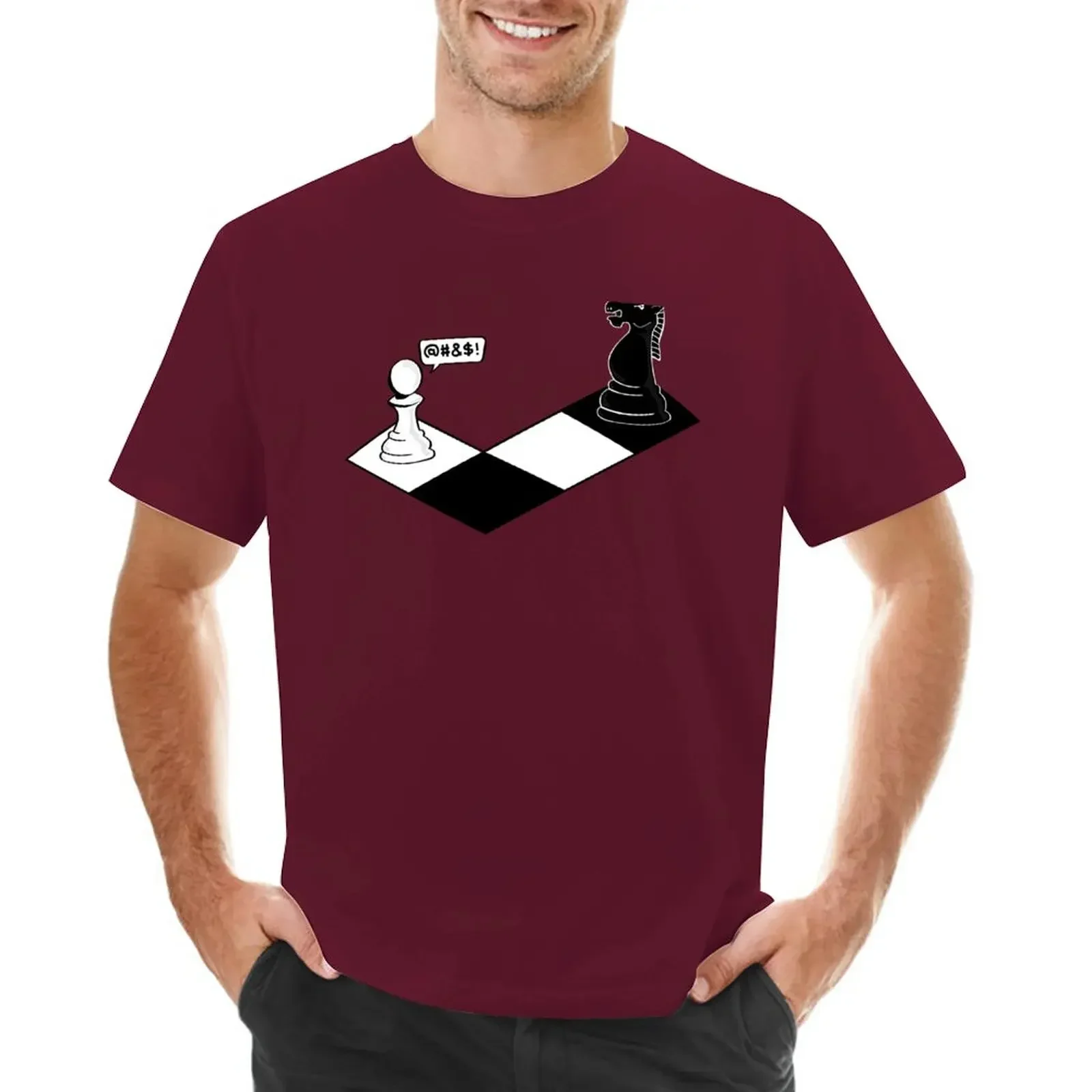 

Knight Takes Pawn T-Shirt graphics heavyweights mens vintage t shirts