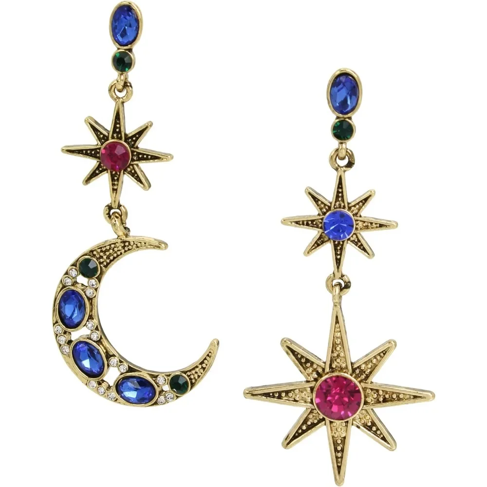 Серьги-капли Celestial Moon & Star