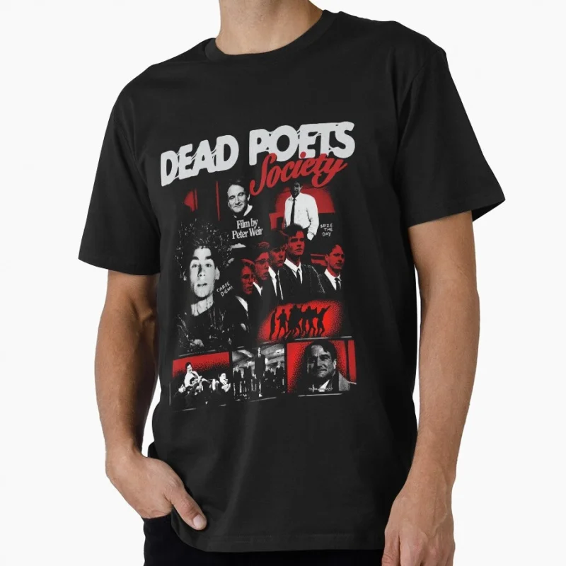 

Retro Movie Dead Poet Society Film Gift t shirt 0502 Men's 100% cotton O-Neck Short Sleeve Graphic clothes All size tee S-6XL