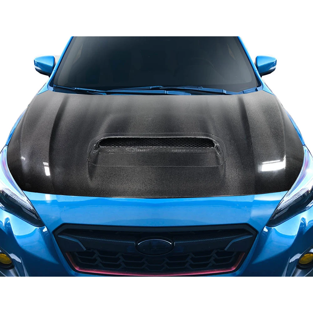 

Carbon Fiber Fibre Front Engine Hoods Bonnet Vented For Subaru Crosstrek 2018-2023