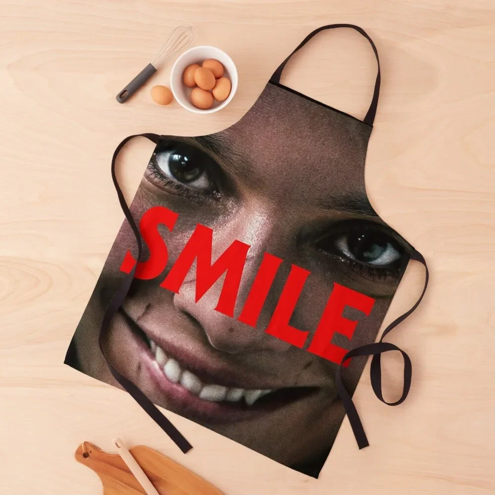 

Smile Movie 2022 Apron Kitchen Kitchen Items Dress Chef Uniform Woman Apron