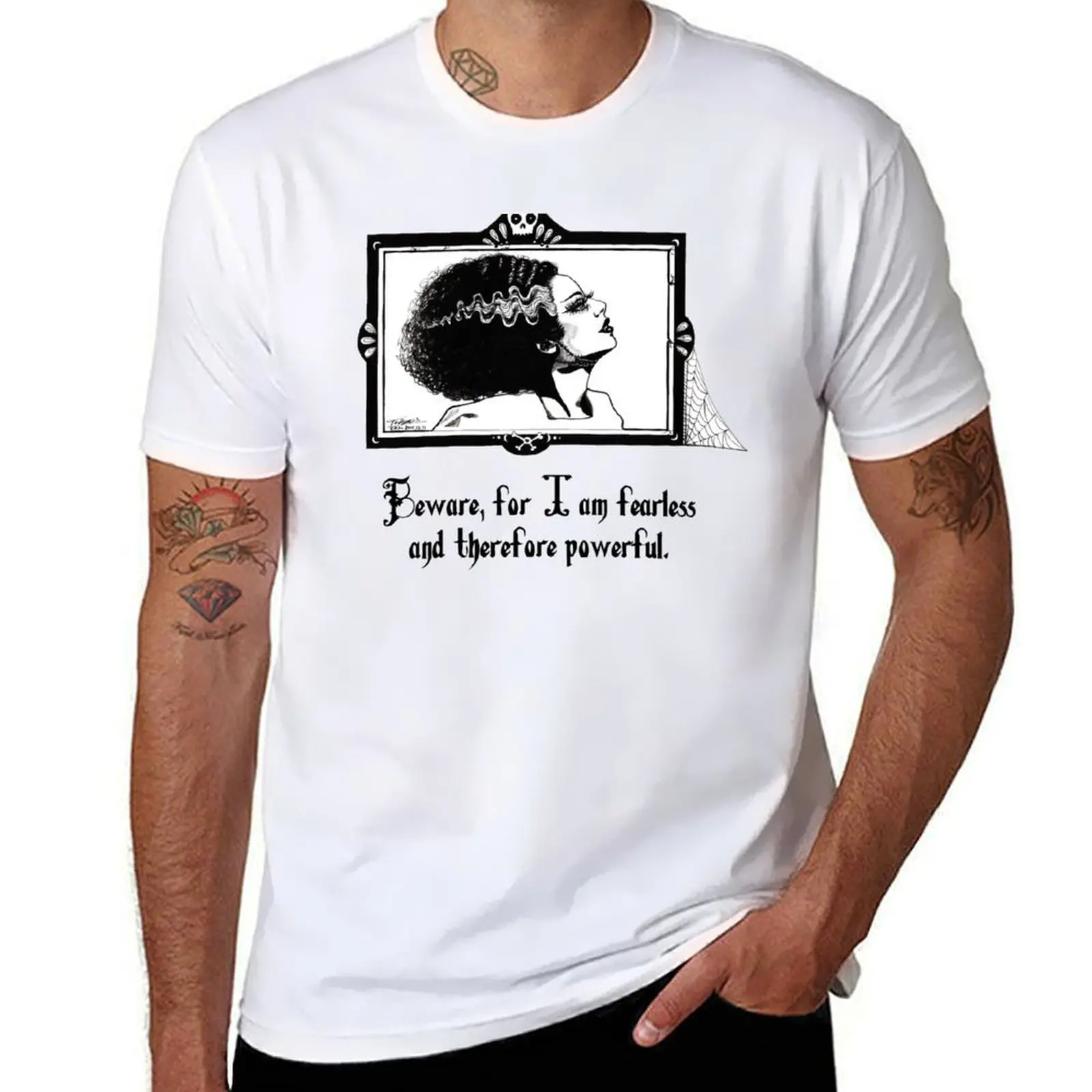 

Beware, for I am fearless and therefore powerful. T-Shirt cotton t shirt man printed t shirts for man T-Shirt