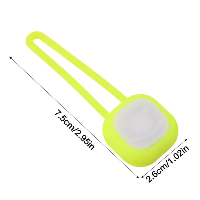 Lampe LED multifonctionnelle en silicone pour collier de chien, pendentif lumineux, fournitures pour animaux de compagnie, batterie 62