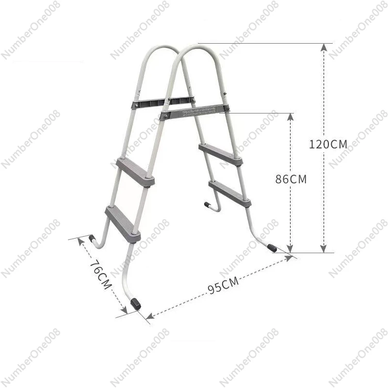 Swimming pool escalator handrail Swimming pool water ladder Climbing ladder Water handrail Swimming pool escalator accessories