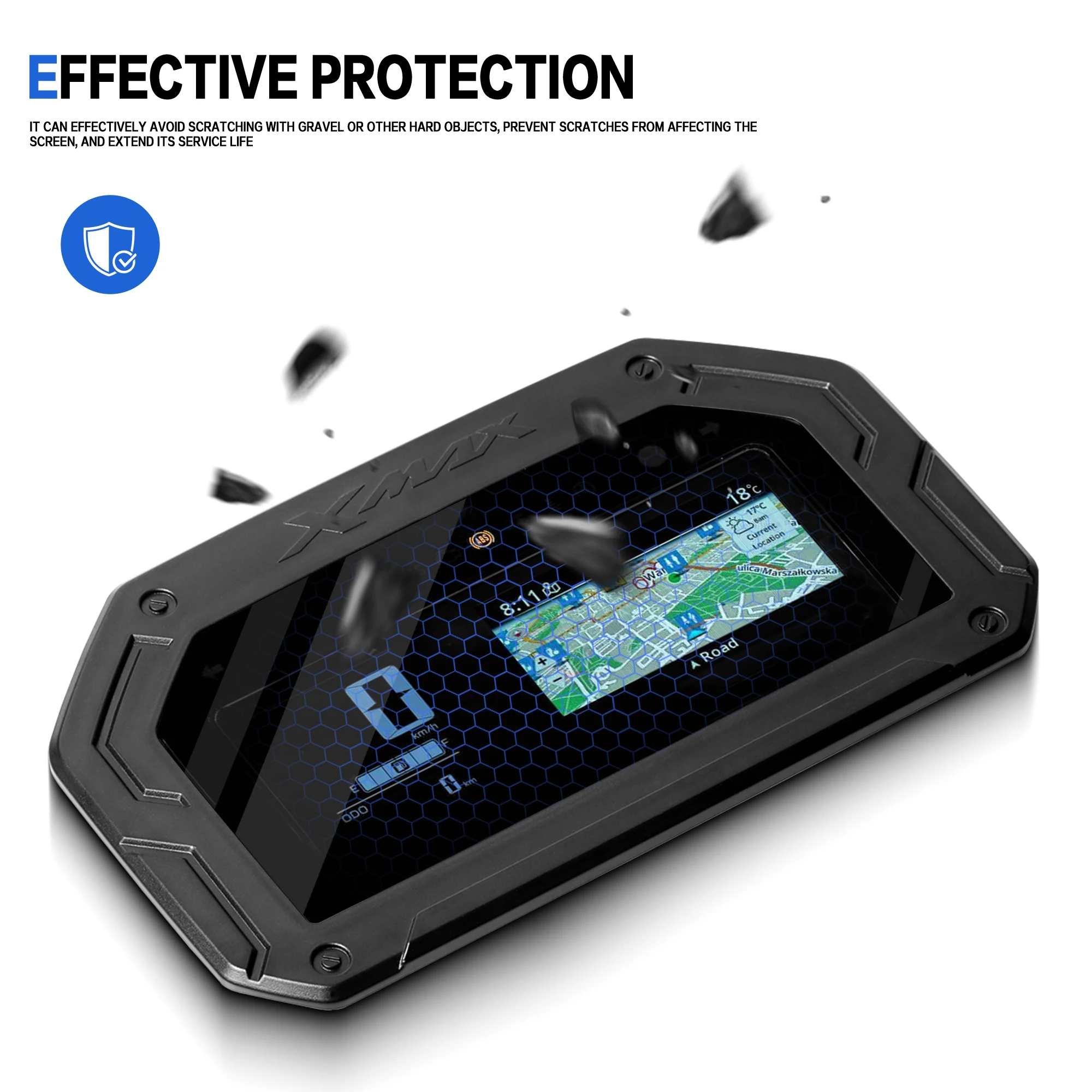 New Dashboard Cover Motorcycle Instrument Panel Sun Visor Screen Guard Protector For XMAX300 X-MAX 300 X-MAX300 2025
