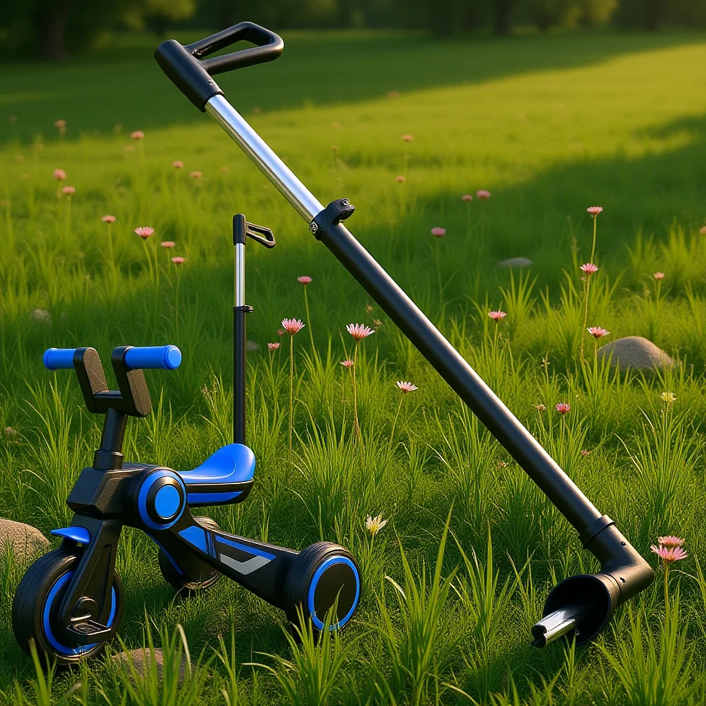 Toddler Push Car Handle Replacement Stroller Bumper Connector Scooter Rod Attachment for Kids Baby Car Accessories Handle Bar