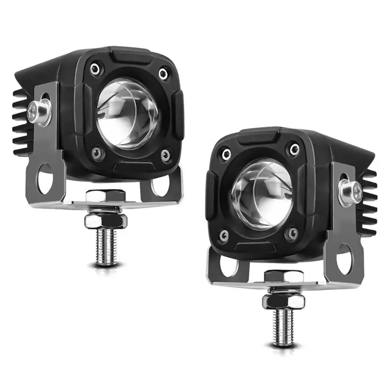 

Precision Motorcycle Spotlight Headlight Auxiliary LED Fog Light White+Amber Light 60000LM For Car Truck SUV UTV Tractor Boat
