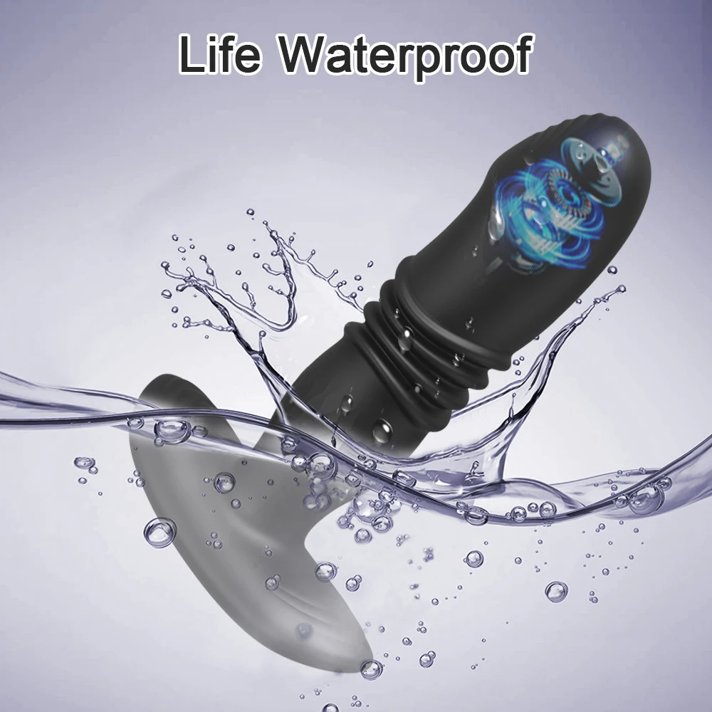 Thrusting جهاز تدليك للبروستاتا بلوتوث App التحكم عن بعد هزاز للرجال المكونات الشرج بعقب المكونات لعبة الجنس للأزواج لوازم الكبار