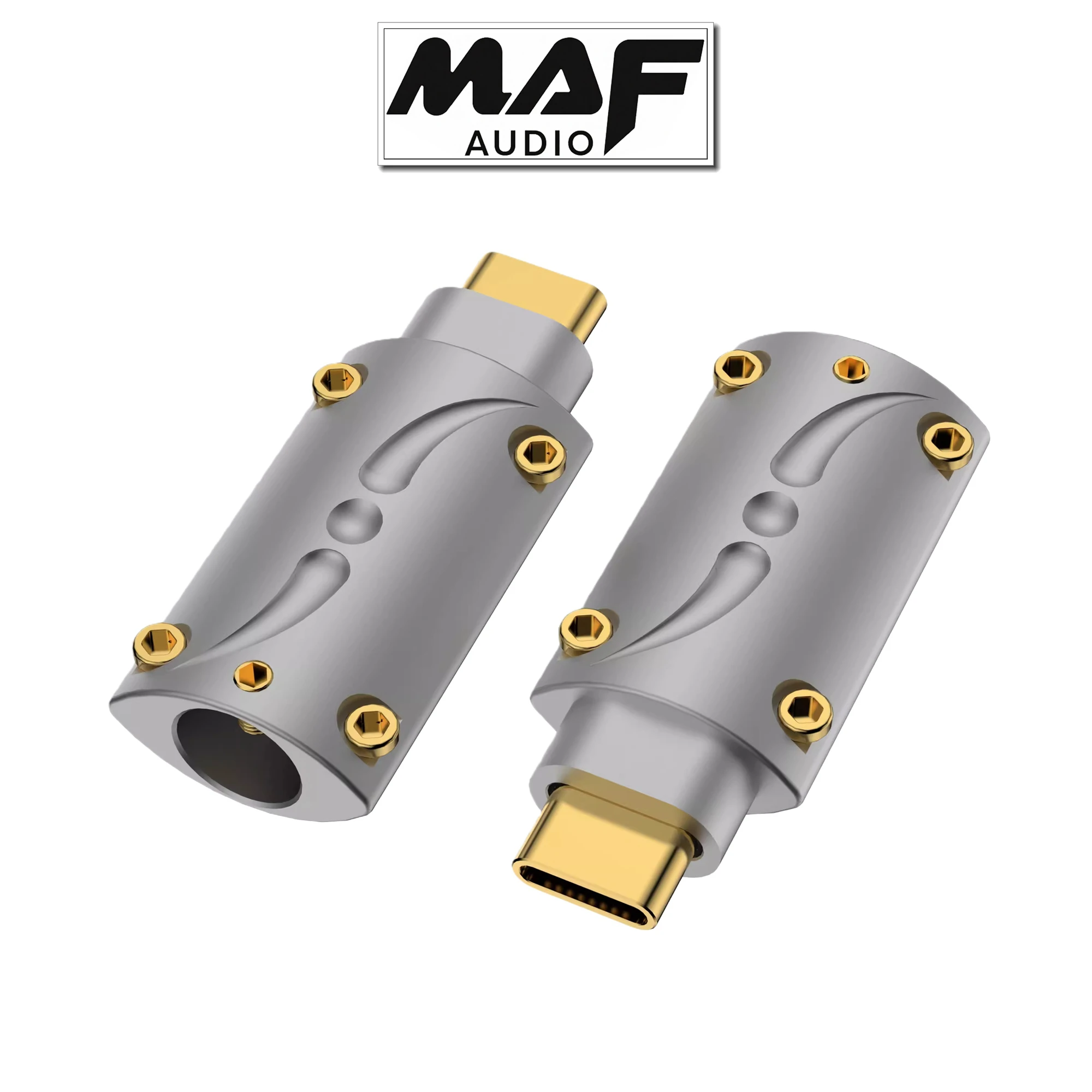 Viborg VT09 Pure Copper Gold‑Plated Type‑C Male Plug DIY Solder‑Type OTG USB Connector for Hi‑Fi Audio Phone DAC Custom Cable
