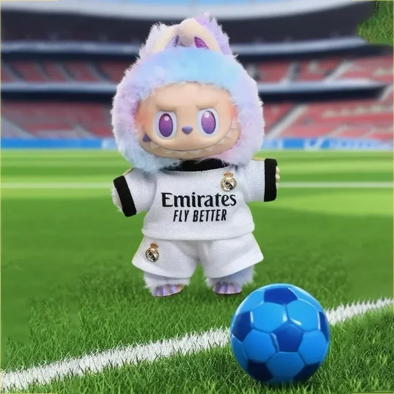 

For V1 V2 V3 Labubu Football Basketball Size 10 Clothing Labubu Doll Size 7 Vinyl Pendant Doll Clothing DIY Sportswear Boy Toy