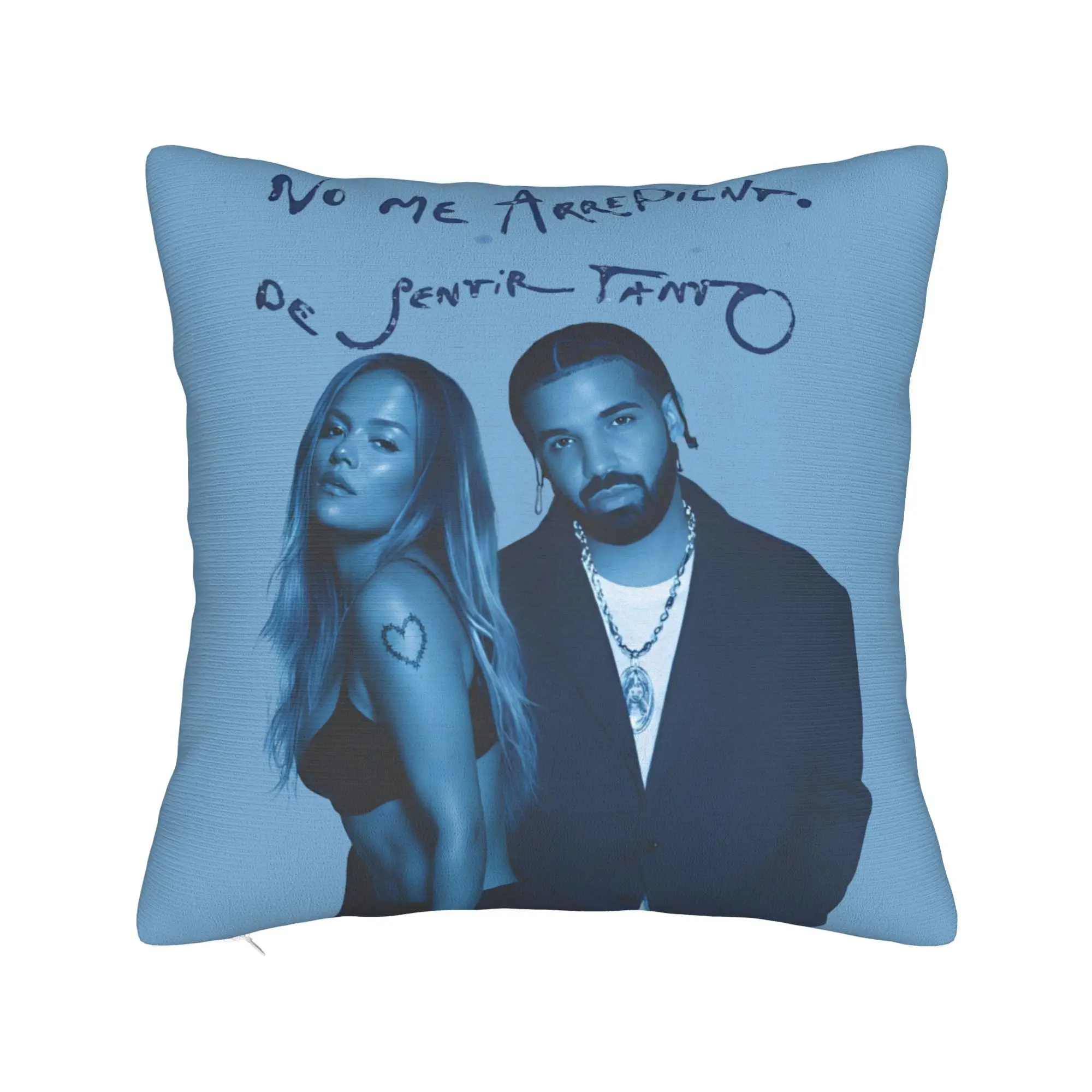 No Me Arrepiento De Sentir Tanto Karols G NMADST  Printing Pillowcases Cushion Cover  Throw Pillow Cover