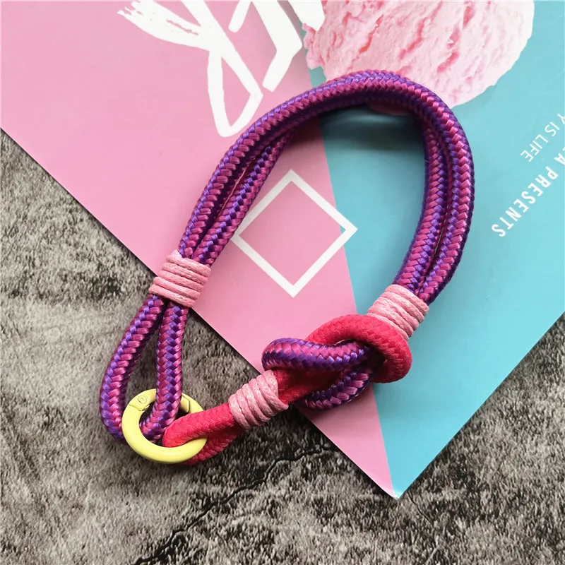 Keychain Cotton Thread Lanyard Color Key Chain