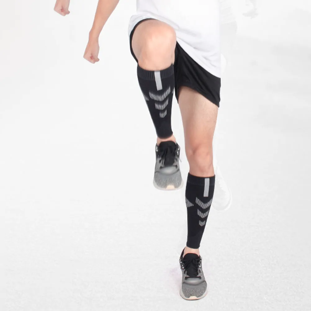 

2Pcs Calf Compression Socks Breathable Elastic Sports Leg Sleeves Reducing Fatigue Swelling Shock Absorption Calf Protectors