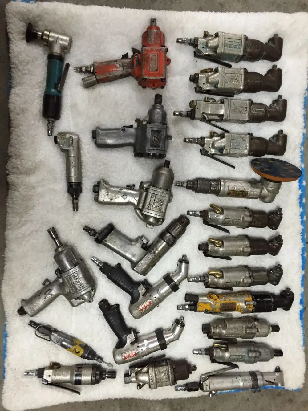 UOW-11-14, Disassembly Parts of NPK Pneumatic Tools, Yokota, URYU Guasheng