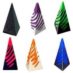 Impossible Pyramid Passthrough Sculpture 3D Printed Spiral Cone Stress Relief Toys Desktop Mini Egyptian Pyramid Model Ornaments