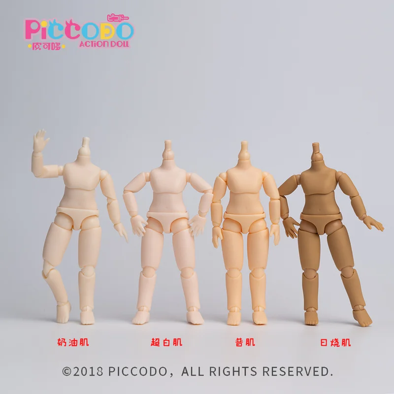 BJD Doll Piccodo Body10 Plain P10 Movable Doll 12 Point Body Action Doll In Stock Original Genuine 1/12 Ob24 Action Figure Model