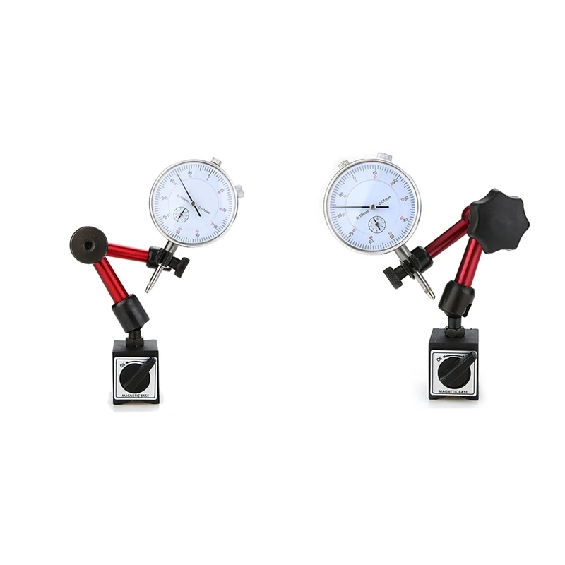 10Mm Dial Indicator Magnetic Holder Dial Gauge Stand Base Micrometer Measuring Tool Indicator Measurement Tools