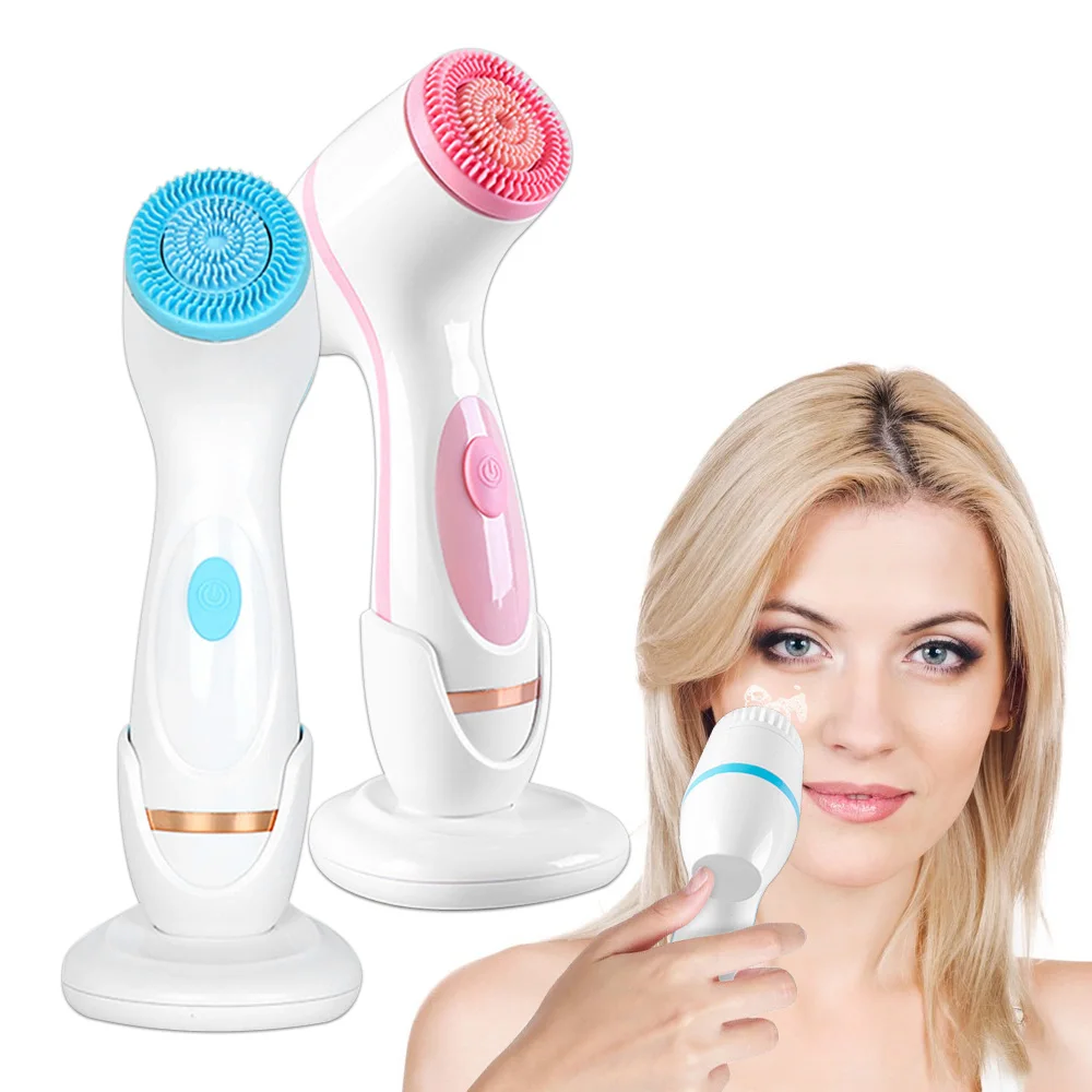 NEW Cleansing Brush Sonic Nu Face Rotating Cleansing Brush Galvanica Facial Spa System Can Deeply Clean and Remove Blackheads