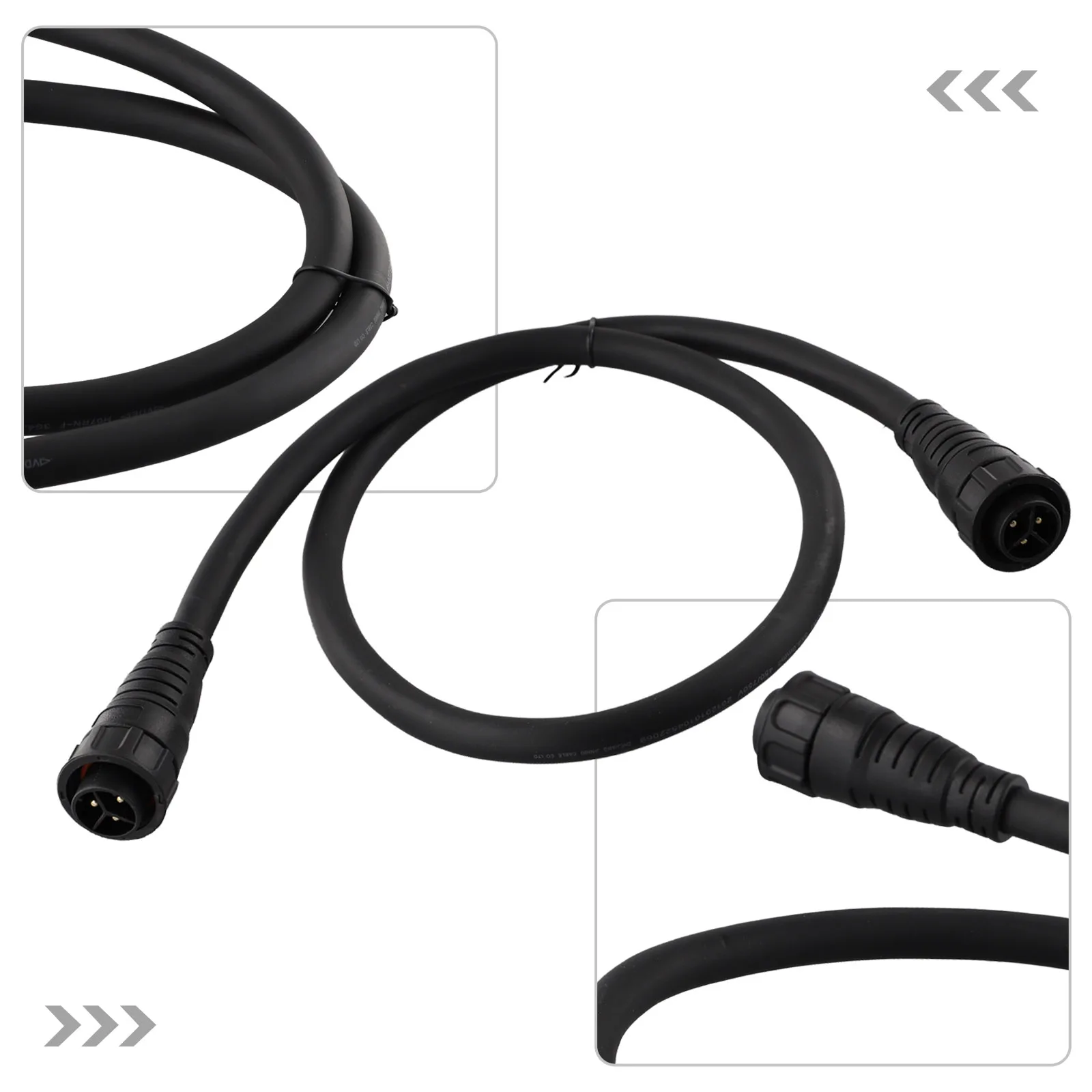 Солнечный кабель, кабель переменного тока, электроприборы, альтернативные зарядные устройства, новинка, высокое качество, ПВХ + металл, 1 м, 2 м, 1 шт.