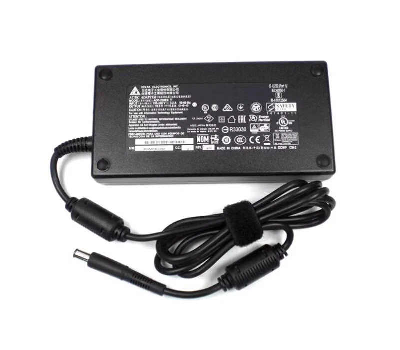 Delta Electronics 19.5V 11.8A, Barrel 7.4/5.0mm with pin, IEC C14, ADP-230EB T Power Adapter