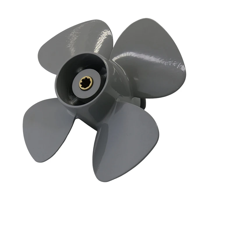 

Captain Aluminum Boat Propeller 4 Blades High Hhrust 10x5 10x7 10x9 Fit Honda Outboard Engine Motor 8HP 9.9HP 20HP 8 Spline
