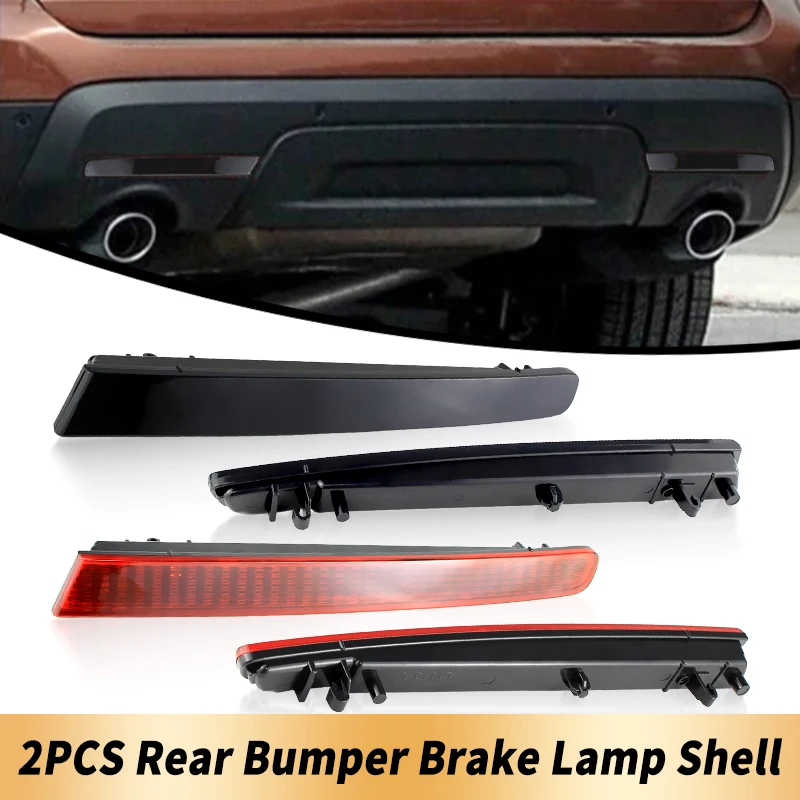 

2PCS Only Shells No Bulbs Rear Bumper Brake Light Cover Housing Lens Plug and Play For Ford Explorer 2011-2015 Car Accessories