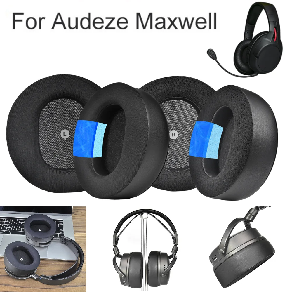 Soft Earpads Pads for Audeze Maxwell Headphone Replacement Headphones Ear Pads Cooling Gel Earpads Cushions Memory Foam