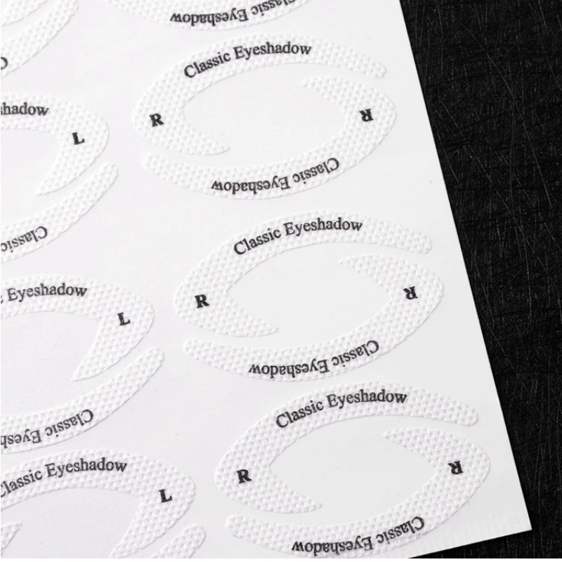 Herramienta de plantilla de maquillaje para sombra de ojos, juego de plantillas de maquillaje para ojos, sombra de ojos, plantillas de maquillaje de ojos, herramientas, tarjeta adhesiva