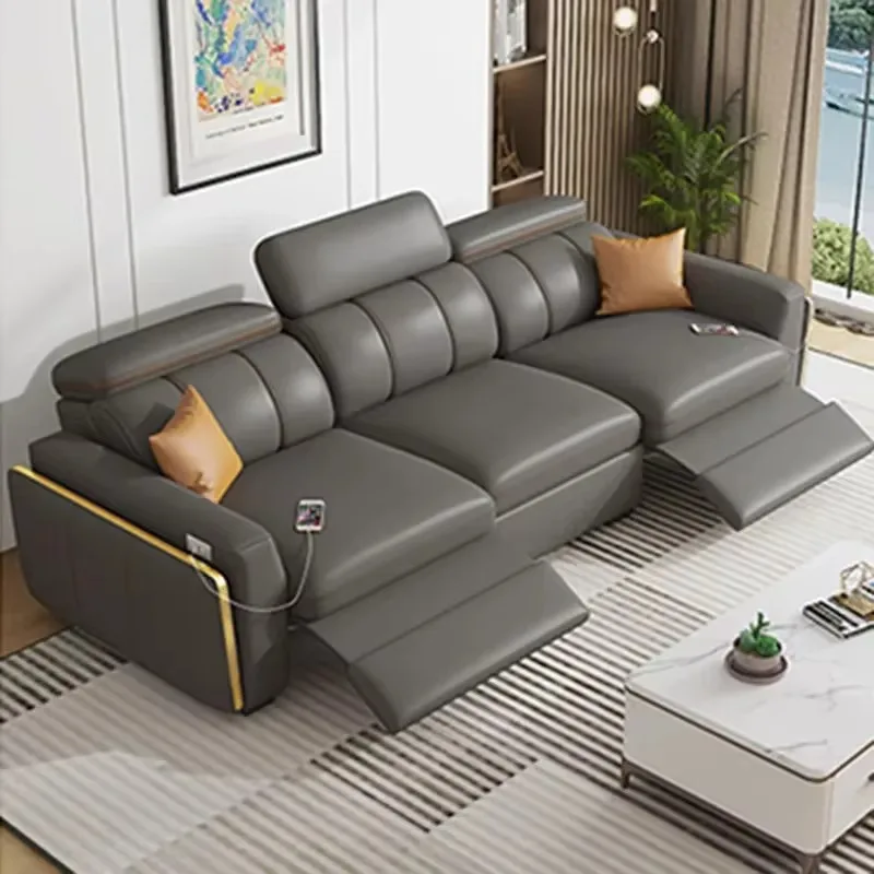 Tamanho completo braço sofá elétrico loveseat design interior designer sofá de grandes dimensões sofá italiano divano soggiorno móveis para casa