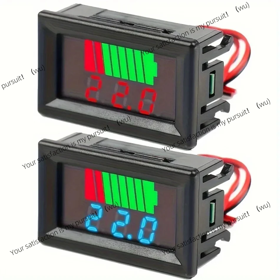 Car Battery Charge Level Indicator 12V 24V 36V 48V 60V  Lithium Battery Capacity Meter Tester Display LED Tester Voltmeter