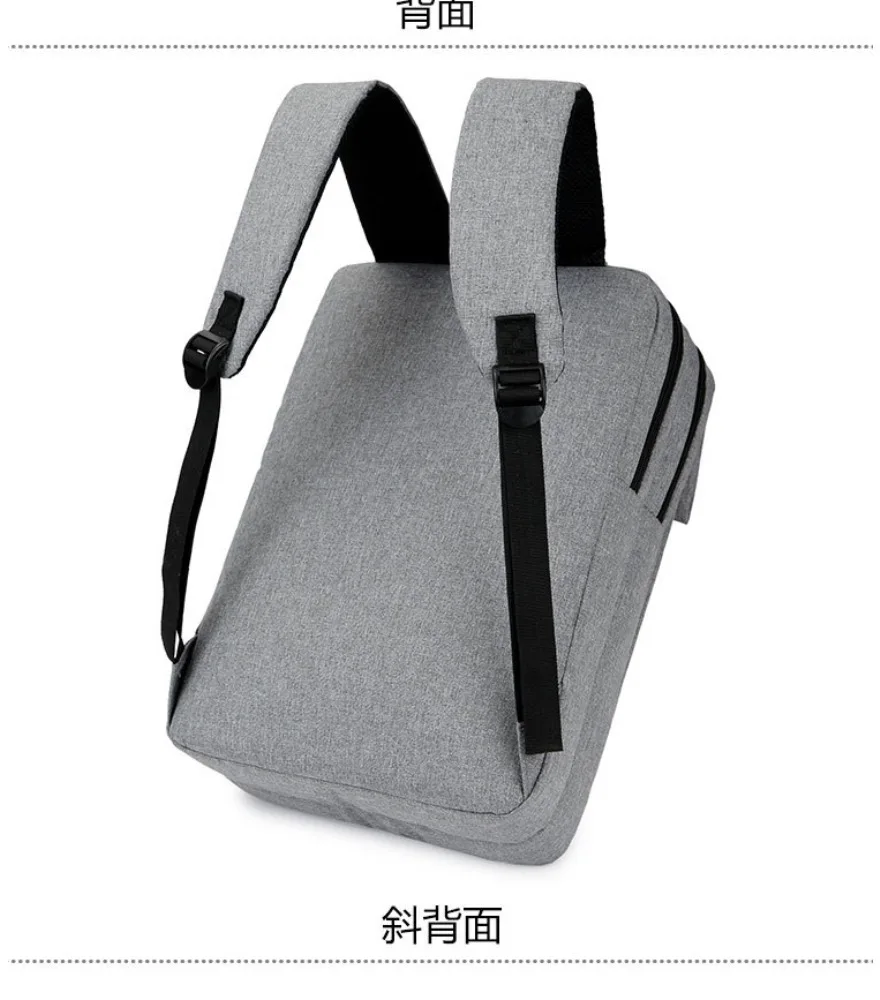Double-layer backpack travel bag commuter backpack schoolbag light and thin storage