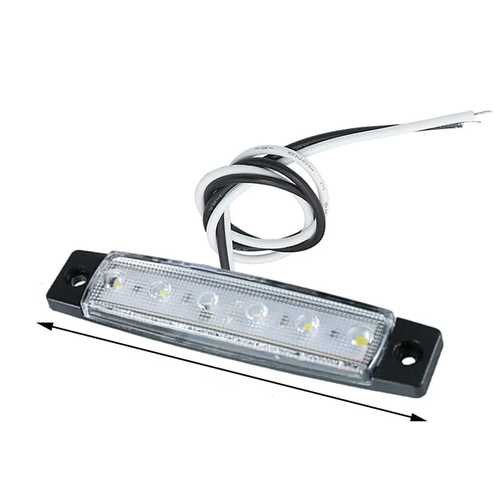 Bande Lumineuse de Navigation Intérieure de Bateau, Étanche, 12V, 24V, pour Pont, Transom, Cockpit, E, 10 Pièces