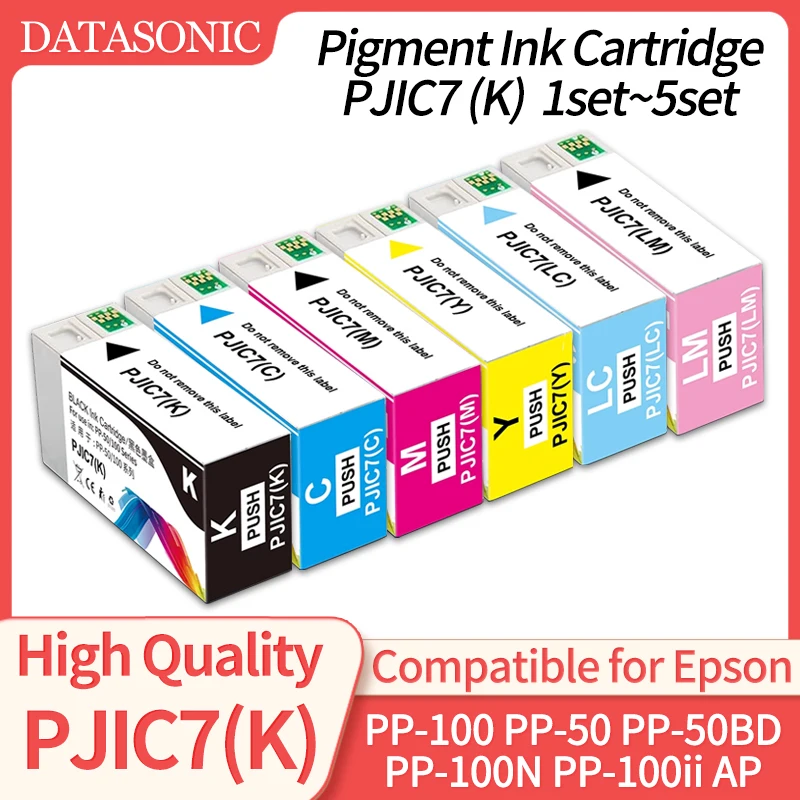 

Совместим с картриджем EPSON PJIC7(K) PJIC7 для PP-100 PP-50 PP-50BD PP-100N PP-100ii AP Диспродуктор пигмента для принтера