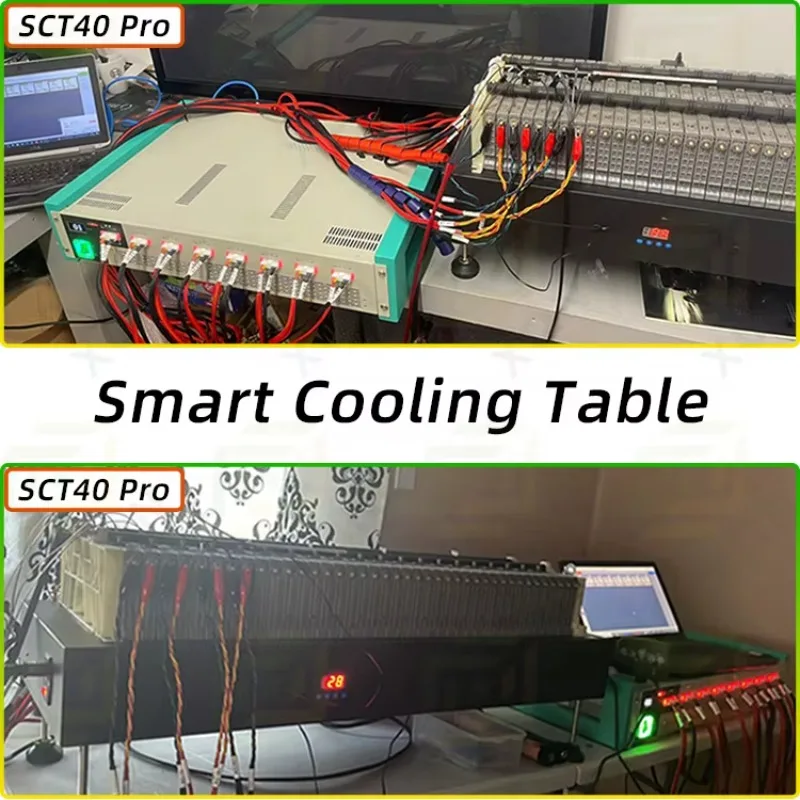 Monitor Temperature Adjust Fan Speed Intelligently SCT40 Pro Smart Cooling Table Blower Fan for HBC08 Pro Reconditioning Machine