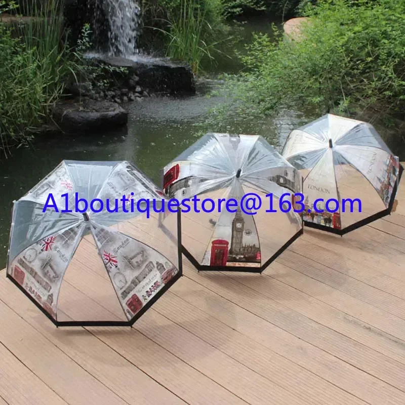Large Size Umbrella Automatic Designer Maxi Transparent Umbrella Windproof Woman Beach