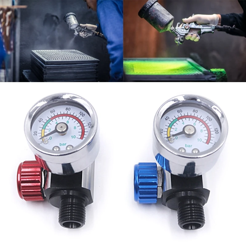 Paint  Guns Pressure Regulating for VALVE Air Pressure Gauge for spray Guns