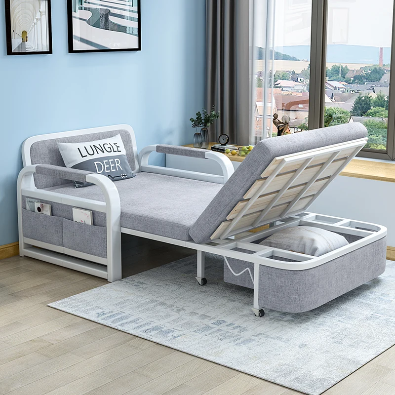 Sofa bed dual-use folding bed living room pull-out new multifunctional small apartment storage dual-use expandable single person