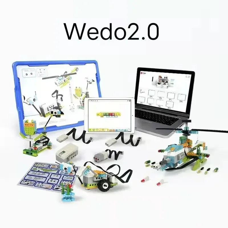 NEW BUILDING BLOCKS KIT COMPATIBLE WITH EDUCATIONAL FUNCTIONS DIY PARTS 45300 WEDO 2.0 SET TOYS SCHOOLHOME GIFTS