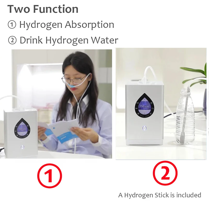 Portable Molecular Hydrogen Breathing Machine Browns Gas H2 Water Ionizer Generator Pro150 Mini Hydrogen Inhalation Machine