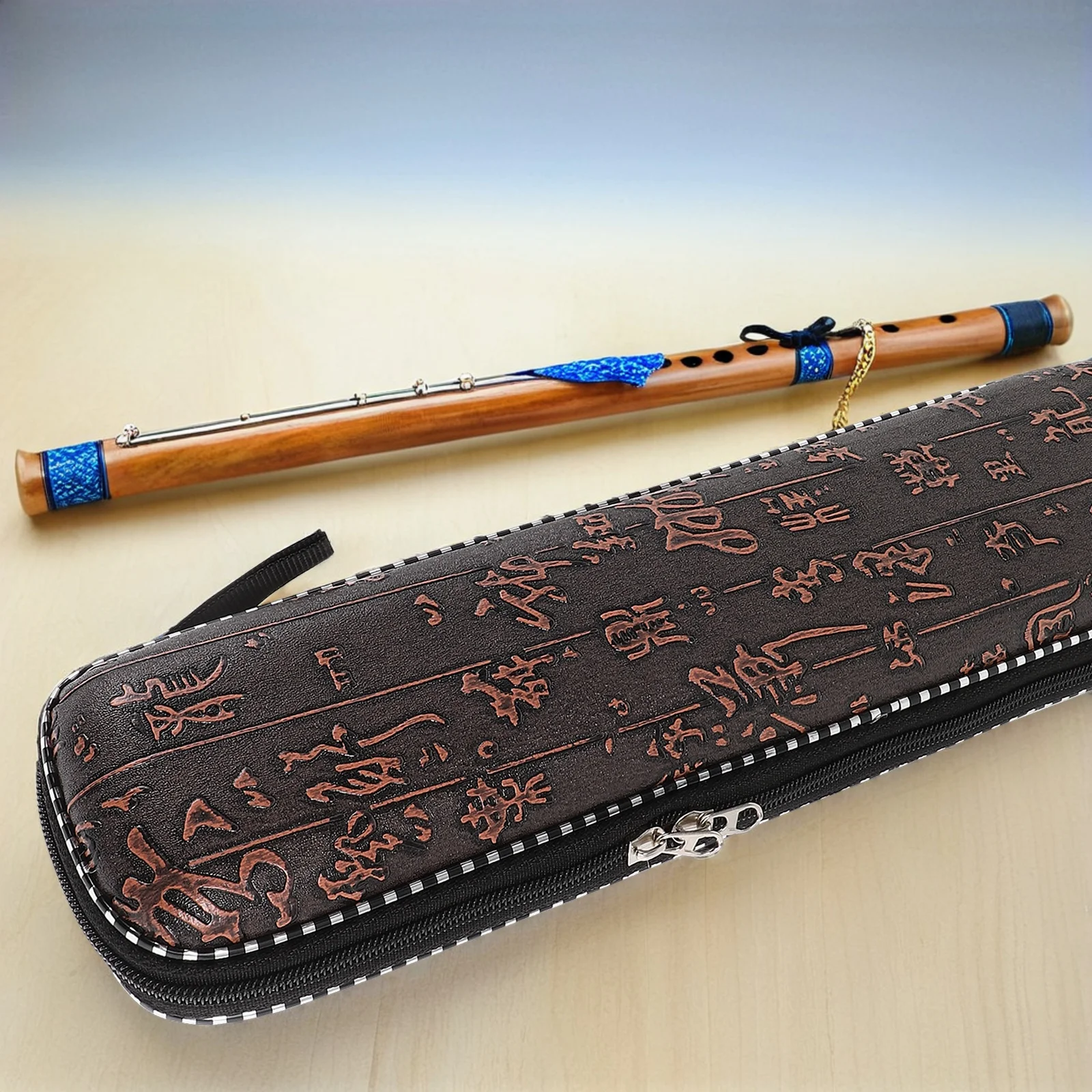 

Piccolo Flute Case Carrying Bag for Musicians Instrument Storage Musical Hole Cloth Protective Dizi