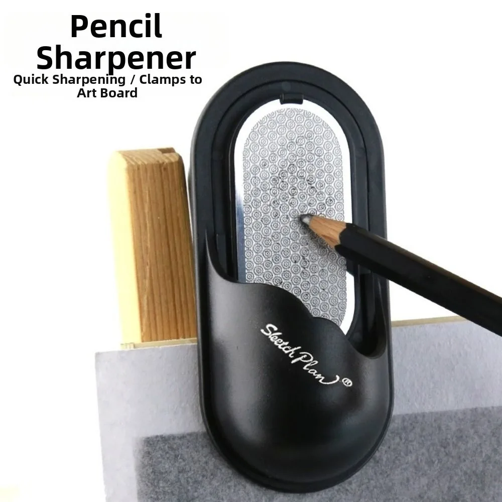 Clip‑On Lead Tip Grinder Odorless Adjustable Pencil Grinder Lead Shaper Professional Ergonomic Sketch Pencil Sharpener Drawing