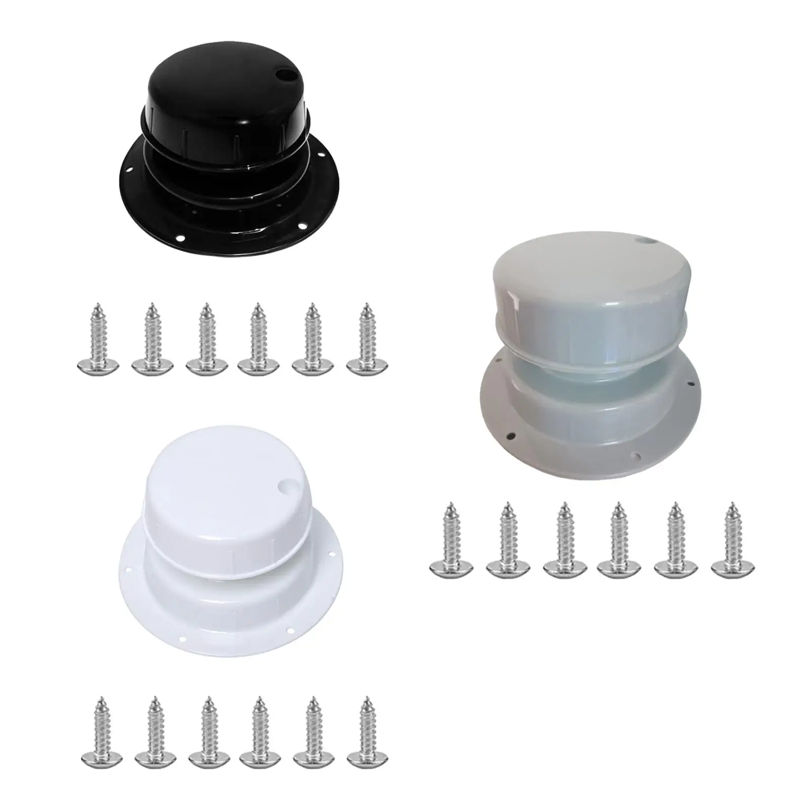 Easy Install RV Plumbing Vent Cap Replacement Rainproof Roof Vent Cover for Trailer Camper Vehicle Ventilation