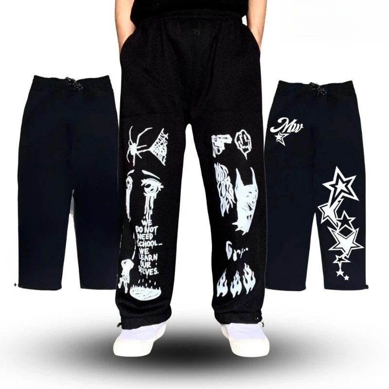 

Baggy Pants Fleece CASUAL COUVET FLEECE UNISEX Loose Pants Palazzo Pants Gombrone Comfortable Fleece, 280g Premium