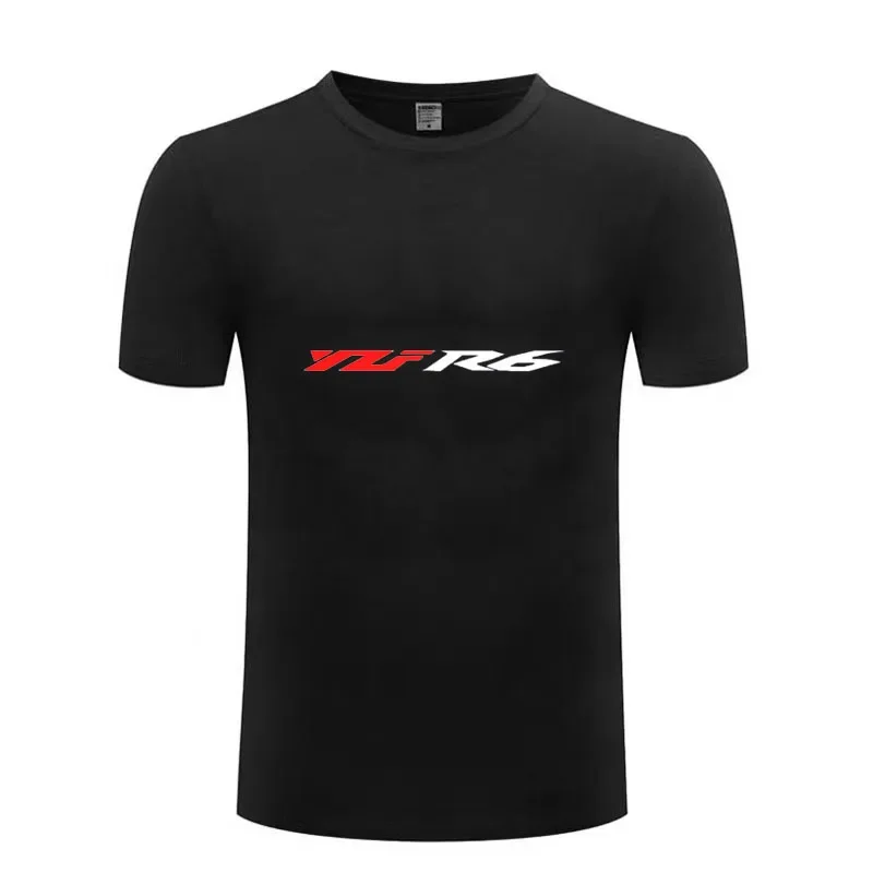 

2024 new For Yamaha YZFR6 YZF-R6 YZF R6 T Shirt Men New LOGO T-shirt 100% Cotton Summer Short Sleeve Round Neck Tees Male