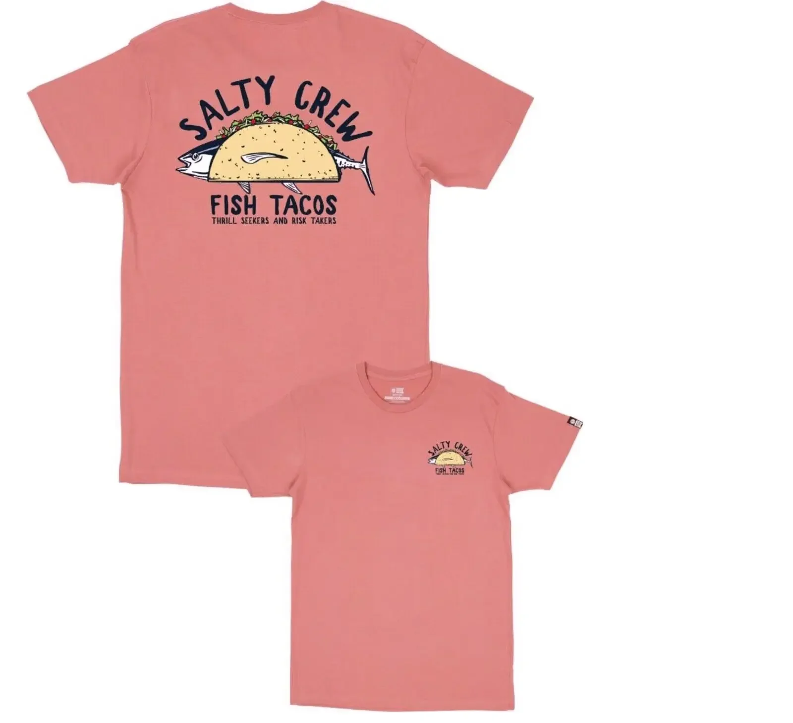 New Salty Crew Baja Fresh Los Cabos Premium Mens S/S Red T Shirt Tee RSLT-40