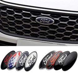 3D Auto Styling Decor Car Front Hood Bonnet Rear Trunk Decor Sticker Badge For Ford Focus Ranger Party Mondeo Mk4 Fiesta Mustang